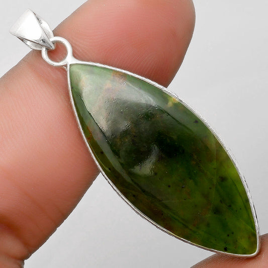 Natural Chrome Chalcedony Pendant P-1053 SDP111049