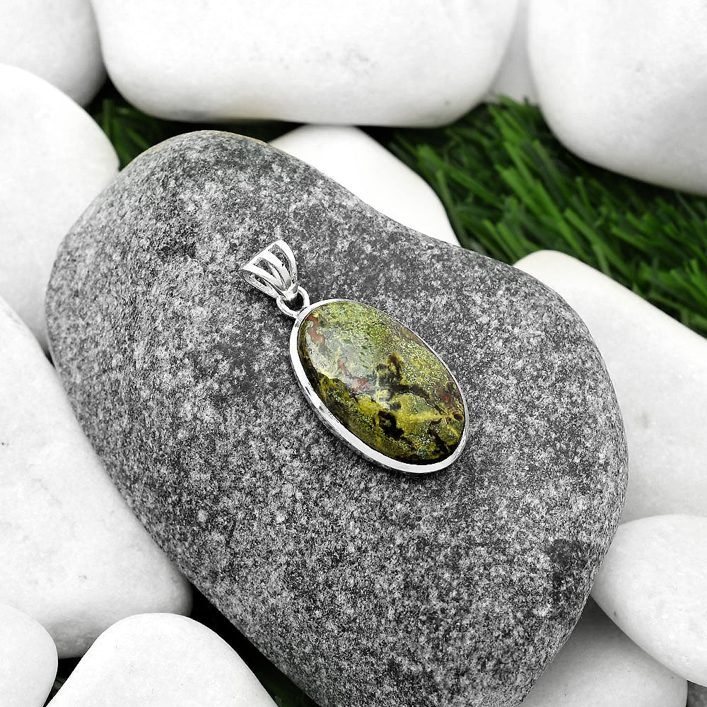 Dragon Blood Stone - South Africa Pendant P-1002 SDP111066