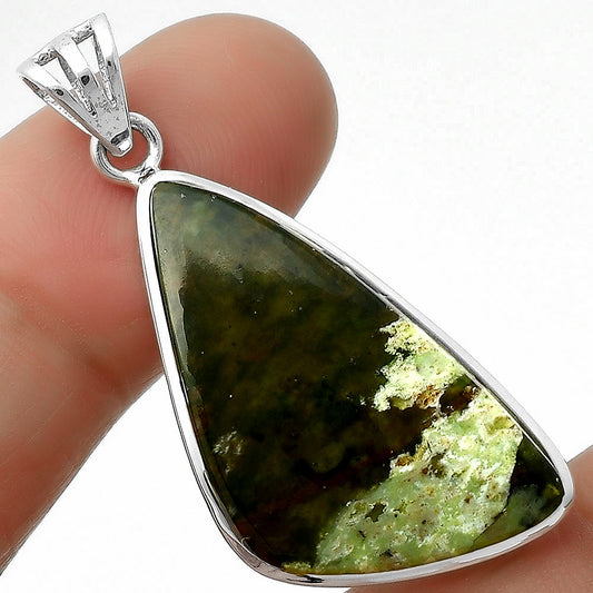 Natural Chrome Chalcedony Pendant P-1002 SDP111161