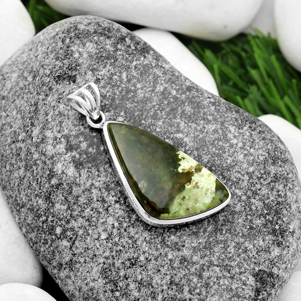 Natural Chrome Chalcedony Pendant P-1002 SDP111161