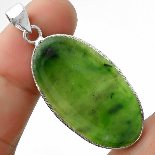 Natural Chrome Chalcedony Pendant P-1053 SDP111258