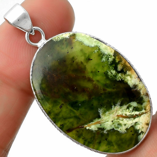 Natural Chrome Chalcedony Pendant P-1053 SDP111303
