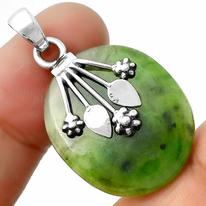 Natural Chrome Chalcedony Pendant P-1647 SDP111333