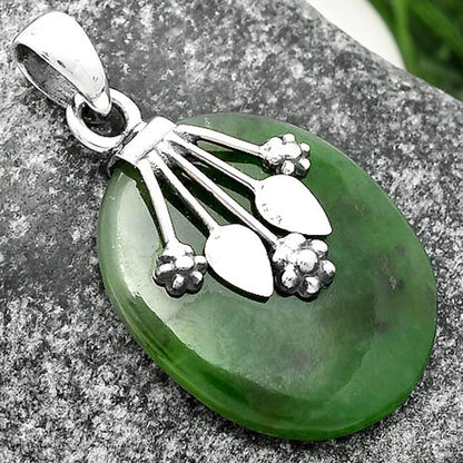 Natural Chrome Chalcedony Pendant P-1647 SDP111333