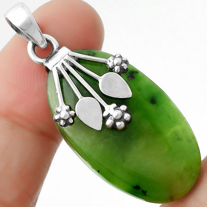Natural Chrome Chalcedony Pendant P-1647 SDP111342