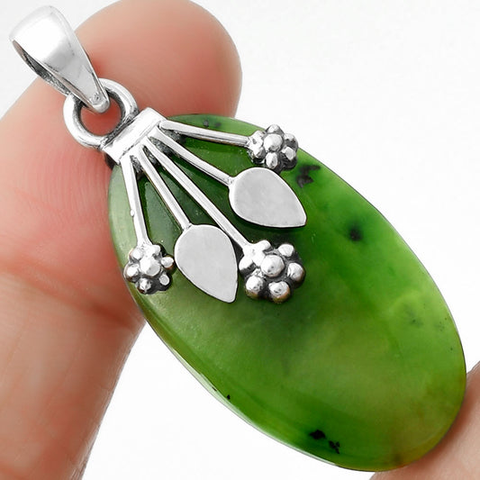 Natural Chrome Chalcedony Pendant P-1647 SDP111342