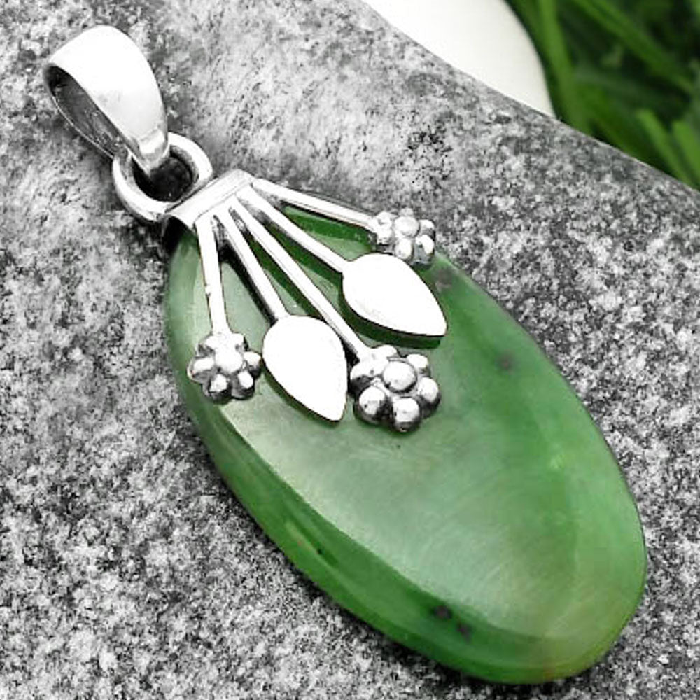 Natural Chrome Chalcedony Pendant P-1647 SDP111342