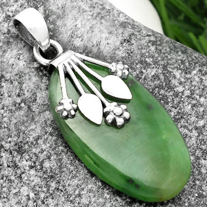 Natural Chrome Chalcedony Pendant P-1647 SDP111342