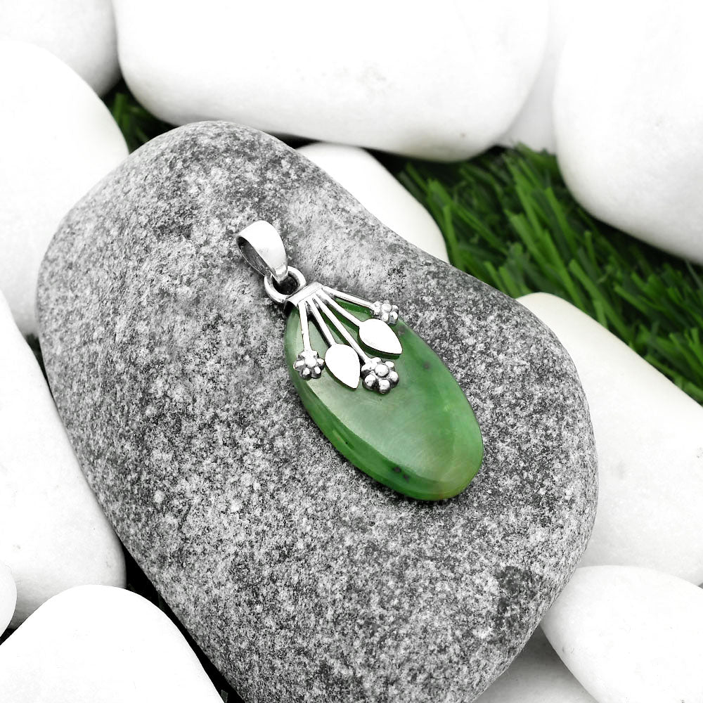 Natural Chrome Chalcedony Pendant P-1647 SDP111342