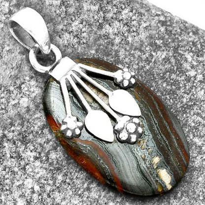 Natural Iron Tiger Eye Pendant P-1647 SDP111346