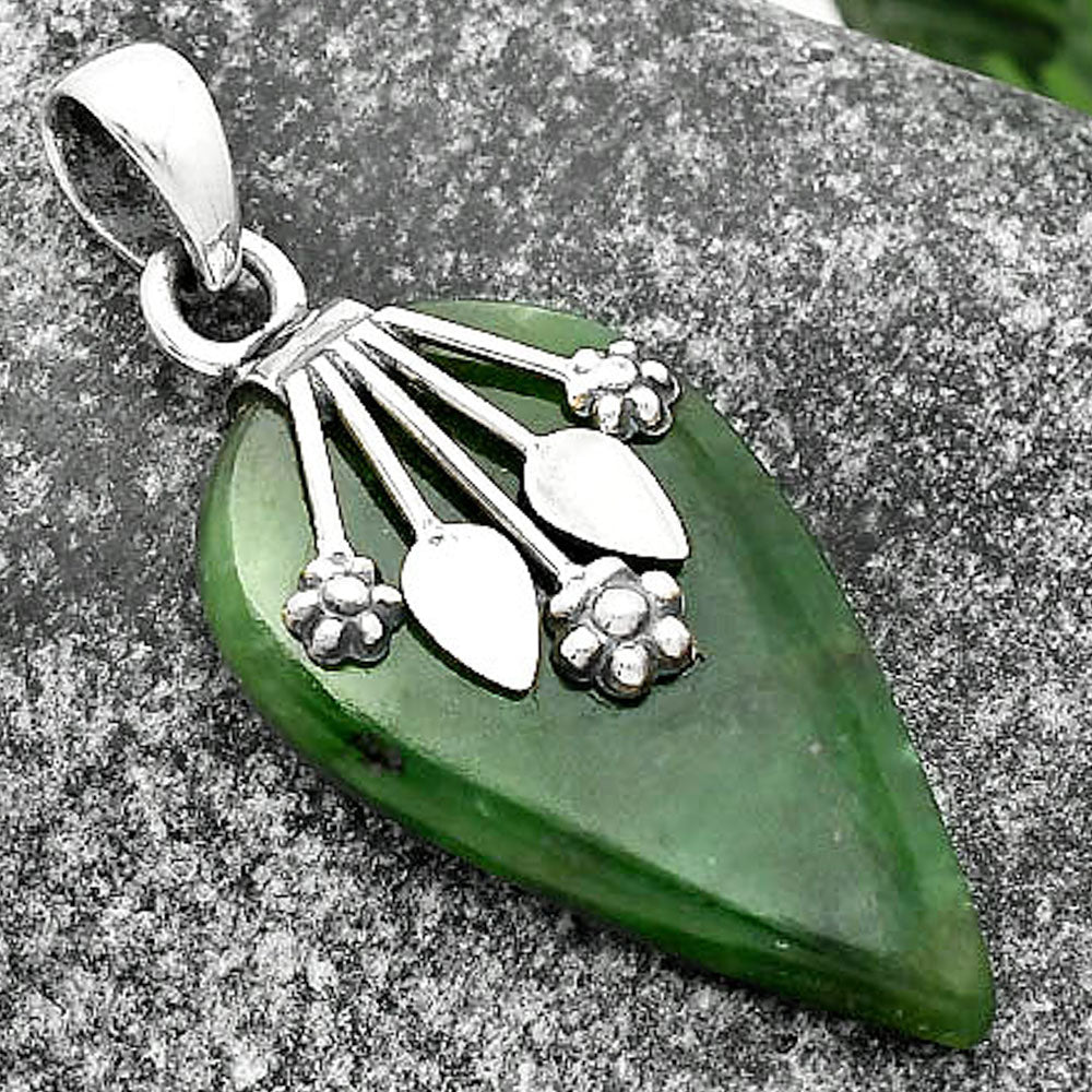 Natural Chrome Chalcedony Pendant P-1647 SDP111350