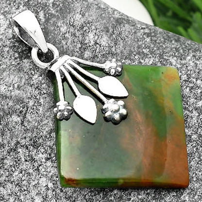 Natural Chrome Chalcedony Pendant P-1647 SDP111367