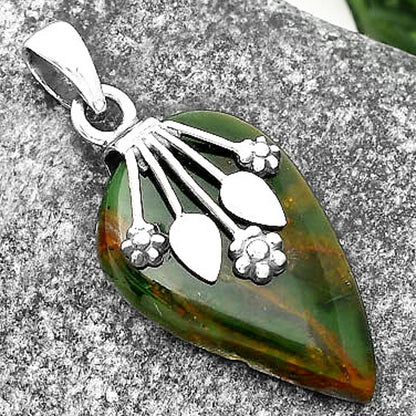 Natural Chrome Chalcedony Pendant P-1647 SDP111368