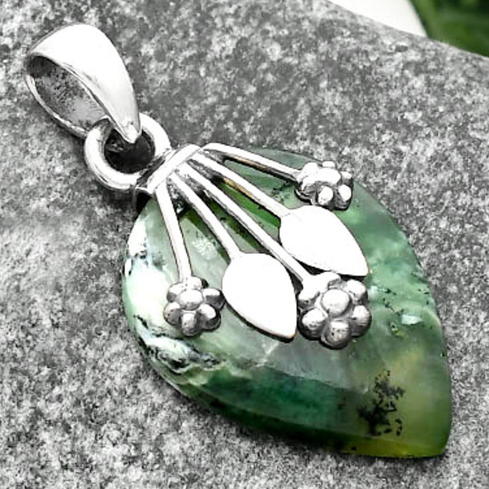 Dendritic Chrysoprase - Africa Pendant P-1647 SDP111372