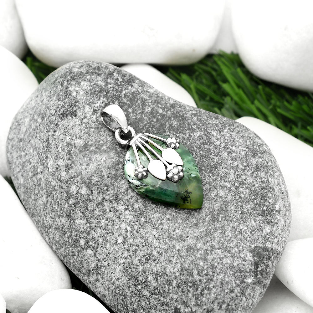 Dendritic Chrysoprase - Africa Pendant P-1647 SDP111372