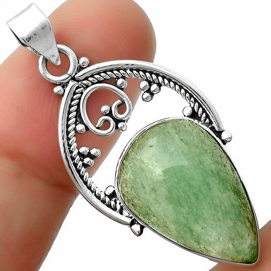 Natural Green Aventurine Pendant P-1508 SDP111434