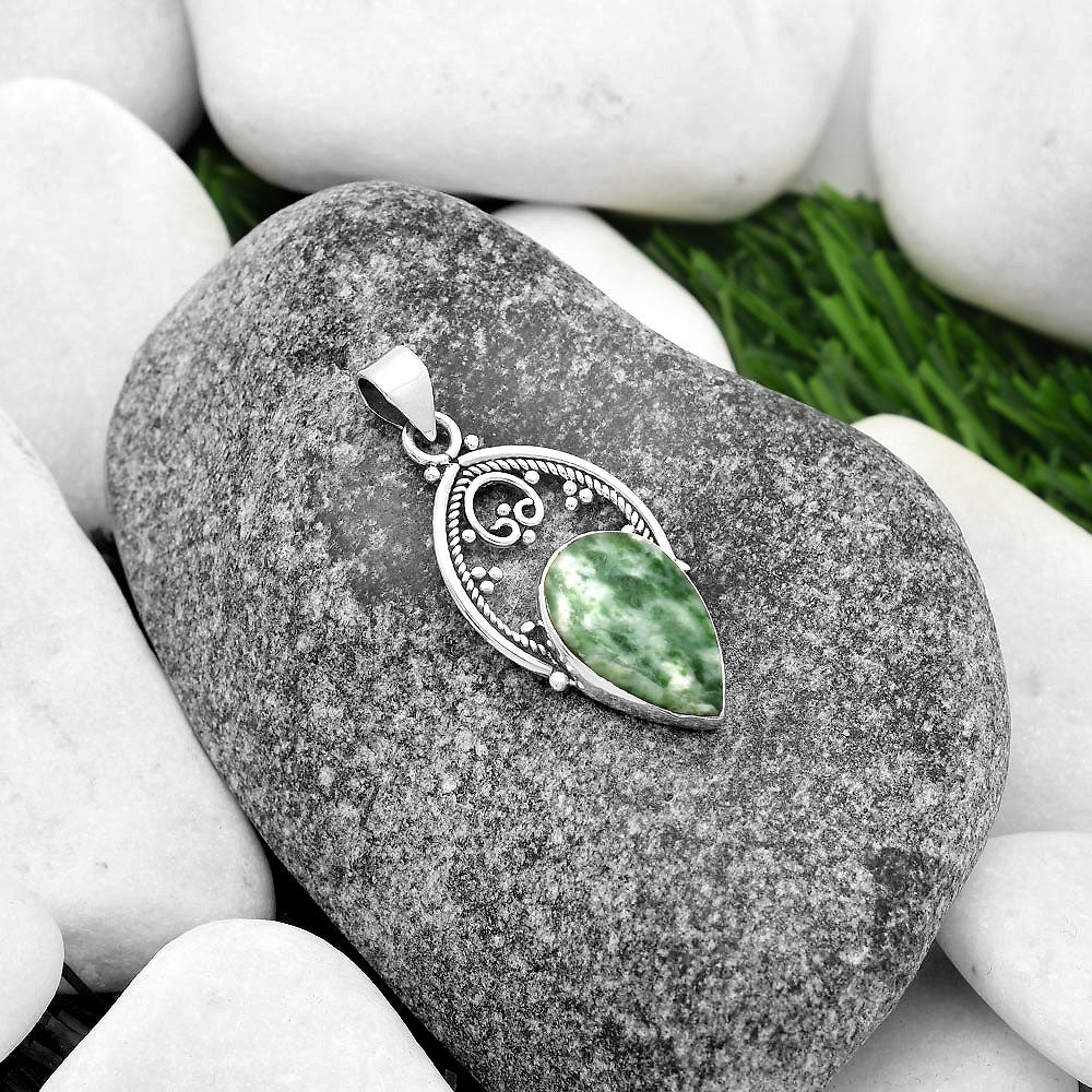 Natural Dioptase Pendant P-1508 SDP111447