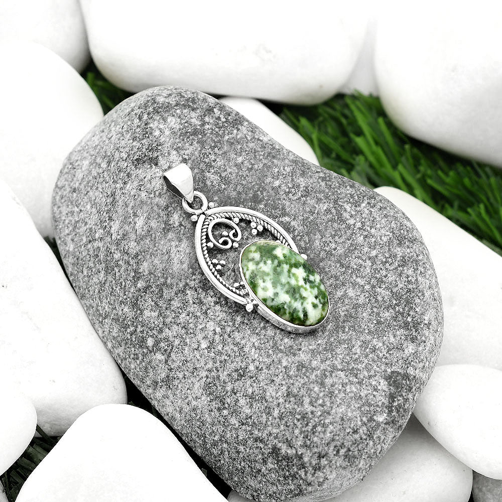 Natural Dioptase Pendant P-1508 SDP111450