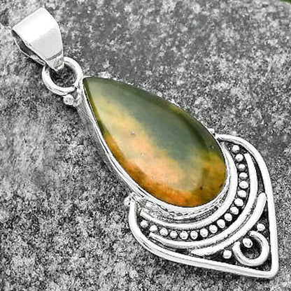 Natural Chrome Chalcedony Pendant P-1164 SDP111459