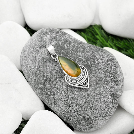 Natural Chrome Chalcedony Pendant P-1164 SDP111459