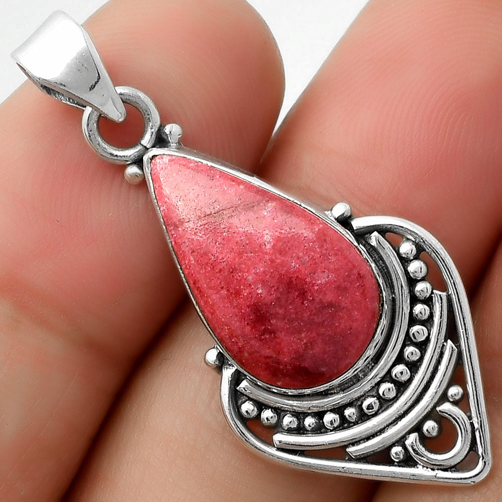 Natural Pink Thulite - Norway Pendant P-1164 SDP111463