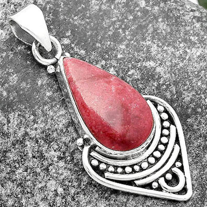 Natural Pink Thulite - Norway Pendant P-1164 SDP111463