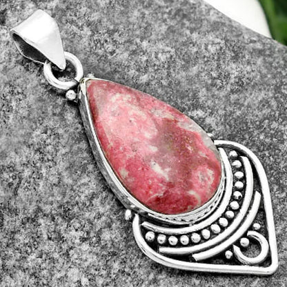 Natural Pink Thulite - Norway Pendant P-1164 SDP111488