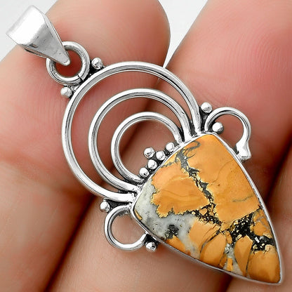 Natural Maligano Jasper - Indonesia Pendant P-1541 SDP111497