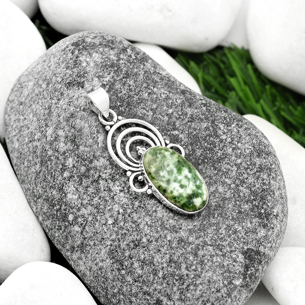 Natural Dioptase Pendant P-1541 SDP111525