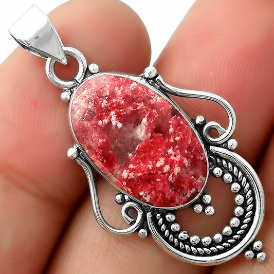 Natural Pink Thulite - Norway Pendant P-1275 SDP111542