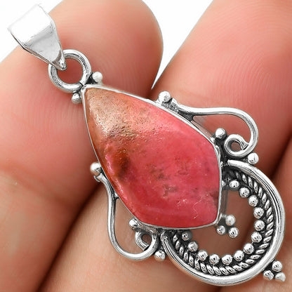 Natural Pink Thulite - Norway Pendant P-1275 SDP111547