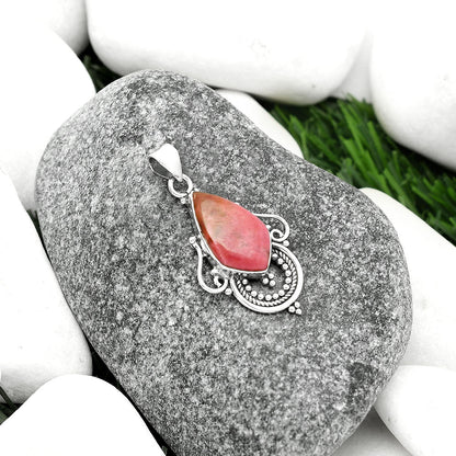 Natural Pink Thulite - Norway Pendant P-1275 SDP111547