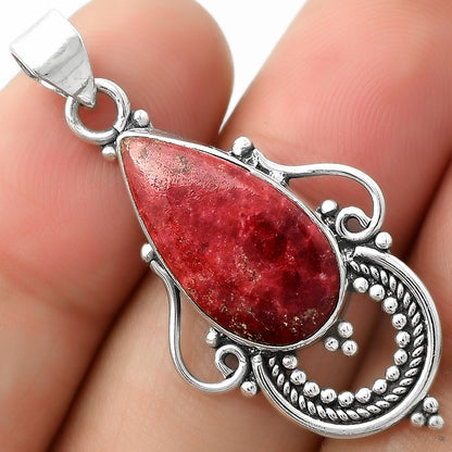 Natural Pink Thulite - Norway Pendant P-1275 SDP111549