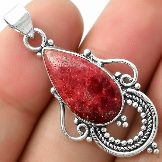 Natural Pink Thulite - Norway Pendant P-1275 SDP111549