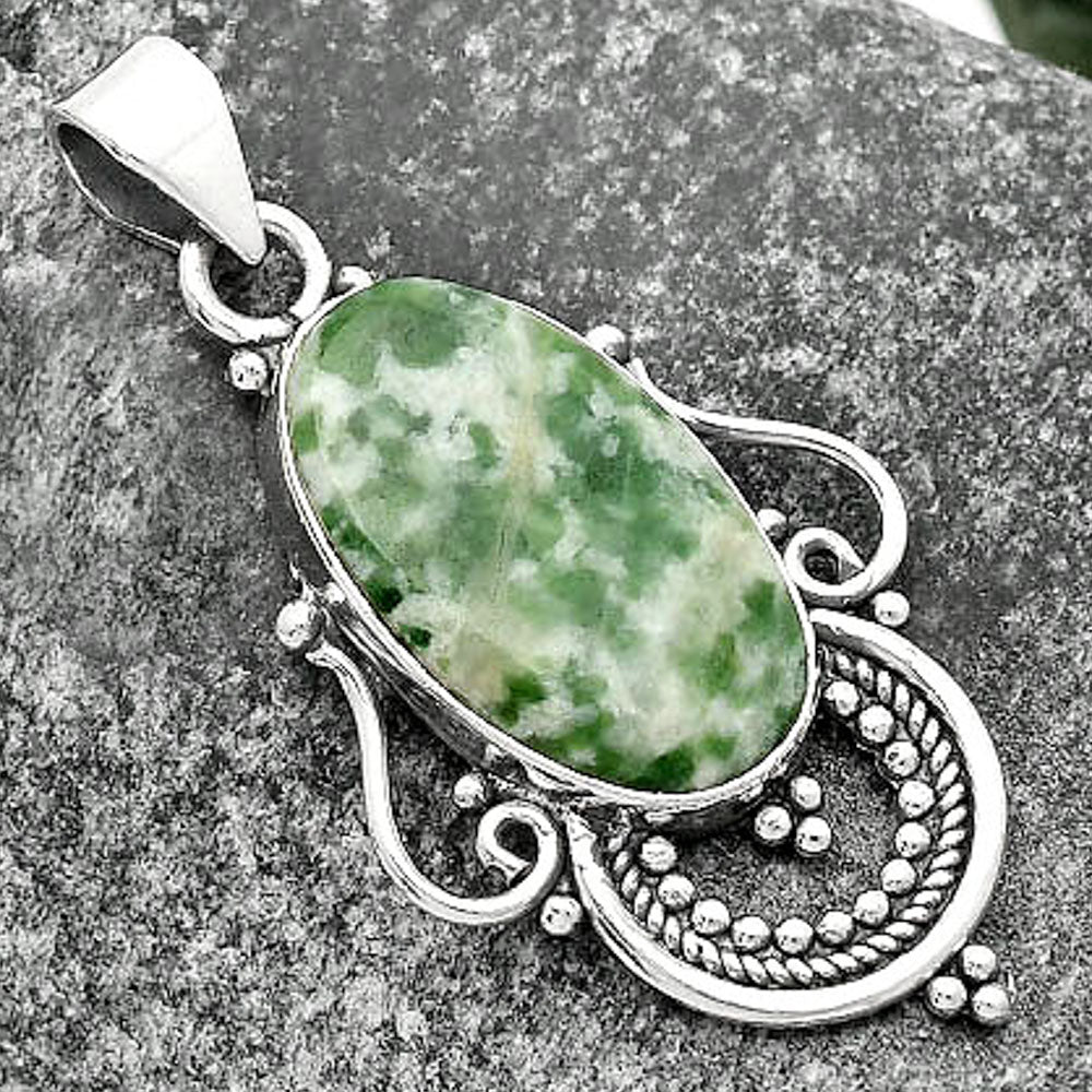 Natural Dioptase Pendant P-1275 SDP111556