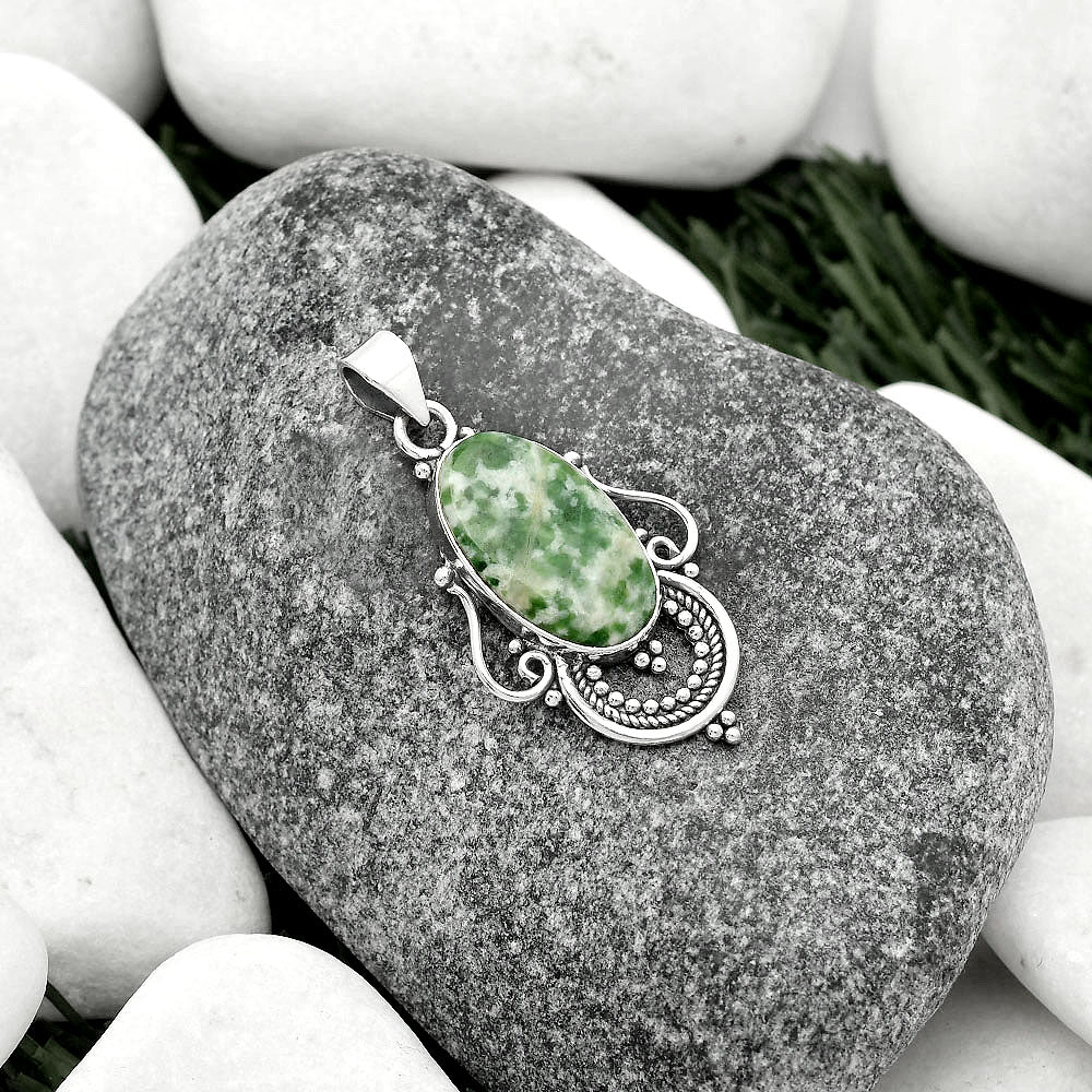 Natural Dioptase Pendant P-1275 SDP111556