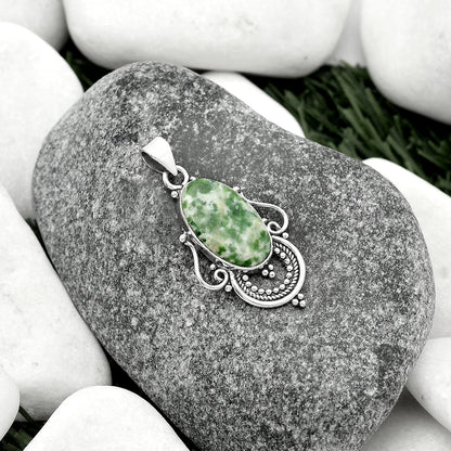 Natural Dioptase Pendant P-1275 SDP111556