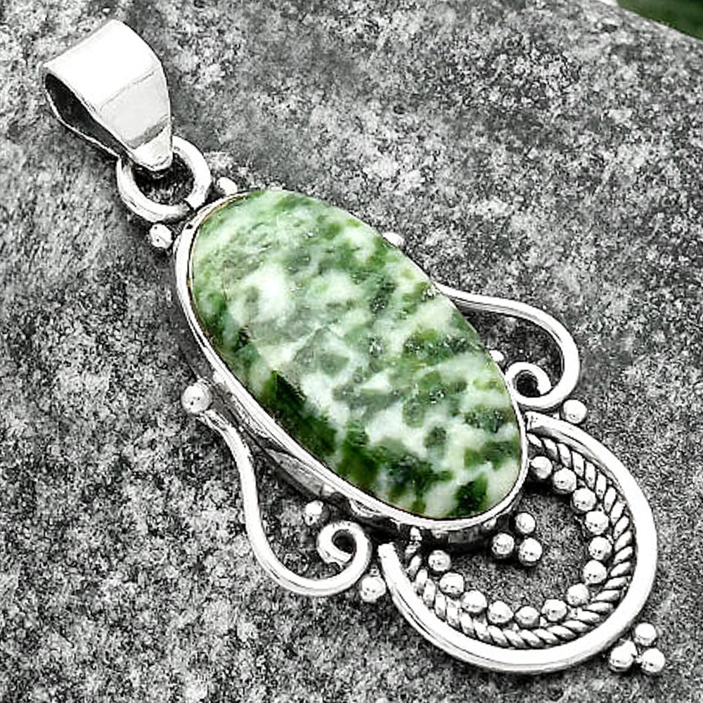 Natural Dioptase Pendant P-1275 SDP111582