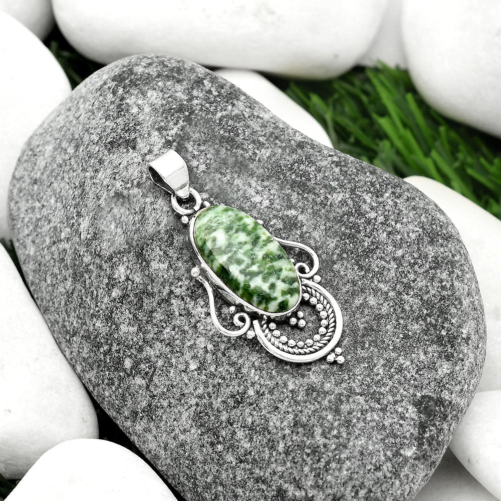 Natural Dioptase Pendant P-1275 SDP111582