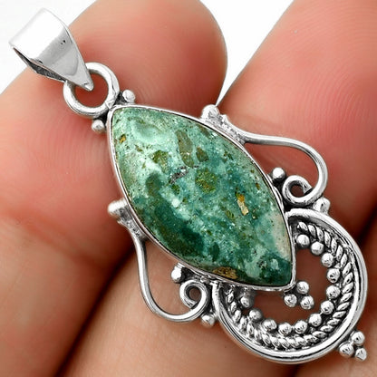 Natural Larsonite Jasper Pendant P-1275 SDP111583