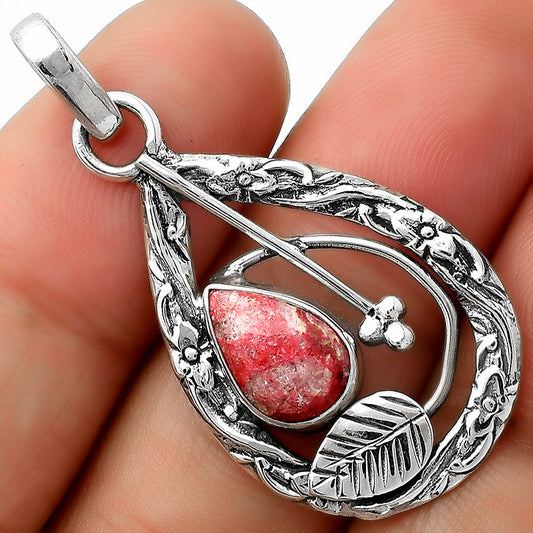 Natural Pink Thulite - Norway Pendant P-1608 SDP111588