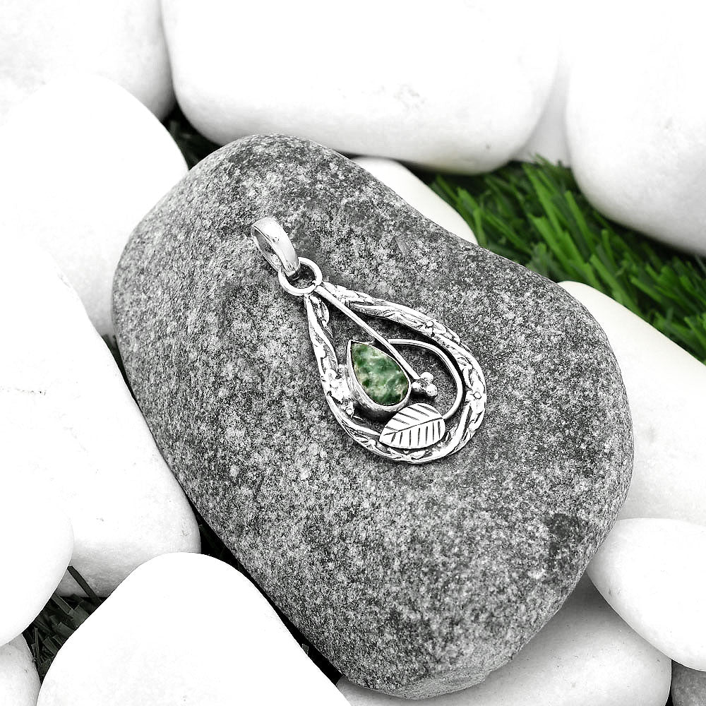 Natural Dioptase Pendant P-1608 SDP111589