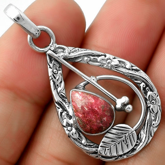 Natural Pink Thulite - Norway Pendant P-1608 SDP111596
