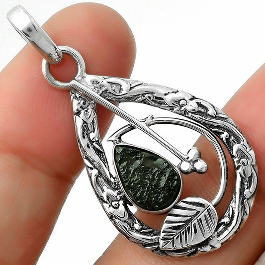 Natural Tektite Rough - Greek Pendant P-1608 SDP111620