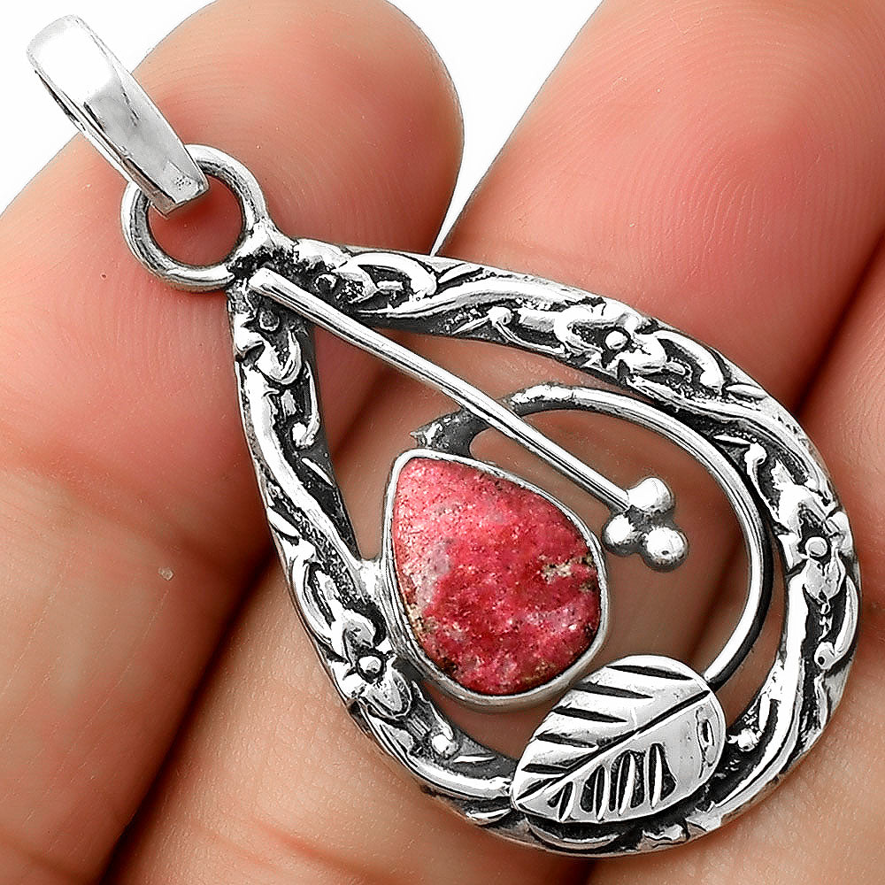 Natural Pink Thulite - Norway Pendant P-1608 SDP111625