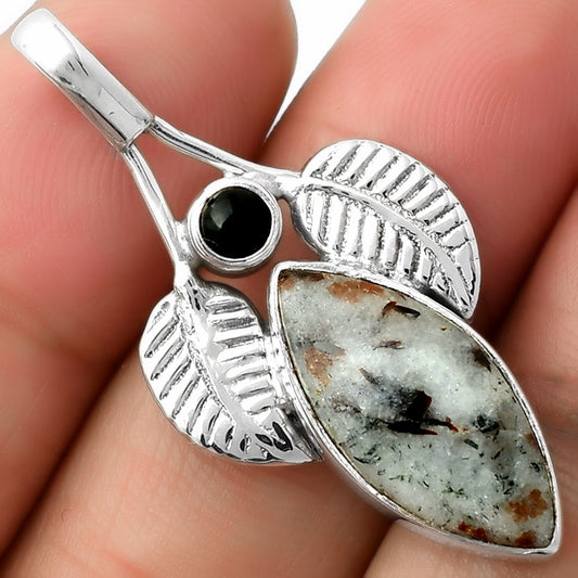 Astrophyllite - Russia & Black Onyx Pendant P-1416 SDP111730
