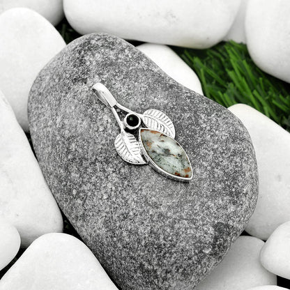 Astrophyllite - Russia & Black Onyx Pendant P-1416 SDP111730