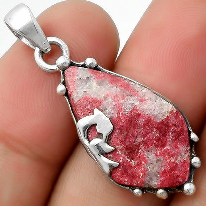 Peacock Natural Pink Thulite Norway Pendant P-1698 SDP111834