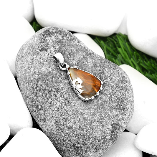 Peacock Natural Pietersite Namibia Pendant P-1698 SDP111841