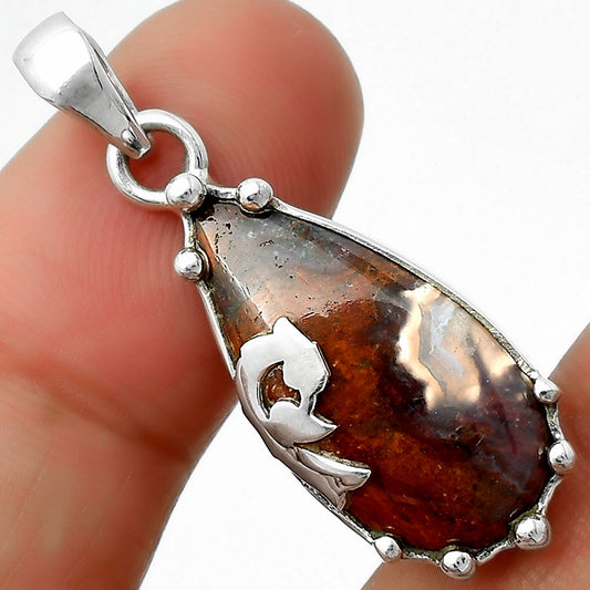 Peacock - Rare Cady Mountain Agate Pendant P-1698 SDP111851